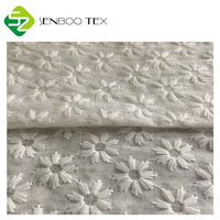 Tissu brodé délicat 100 % coton biologique écologique pour chemises de filles, motif magnifique, tissé extensible, idéal pour les maillots de bain