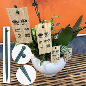 Support de <span class=keywords><strong>Plante</strong></span> en Plastique Vert de 8 Pouces et 10 Pouces de <span class=keywords><strong>Hauteur</strong></span> pour Jardin - Product Image 2