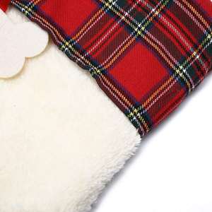 Vente en gros de bas de Noël de bonne qualité 2025 chaussettes avec <span class=keywords><strong>chien</strong></span> de conception de Noël grand bas de Noël - Product Image 5