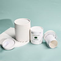 Tube en papier kraft recyclable de qualité alimentaire, boîte d'emballage de luxe haut de gamme personnalisée pour cacao, chocolat, biscuits, chips de pommes de terre, sucre