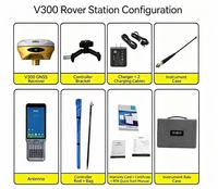Récepteur GNSS GPS RTK de topographie 2026 AI Hi Target V300 V500, indice de protection IP67, -30~65°C, pour base, rover, topographie, drones, 1408 canaux