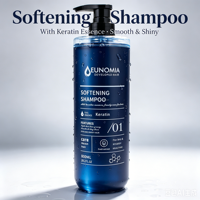 Ensemble Shampooing et Après-Shampooing Eunomia Sans Sulfate, Vegan, Biologique, Marque Privée, aux Baies d'Açaï, Fruit de Vie Brésilien, Kératine et Huile d'Argan