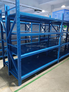 Hy תעשייתי מדפים מחסן תאורה מדפים מדף מתכת מדפים מתלה מתכת - Product Image 6