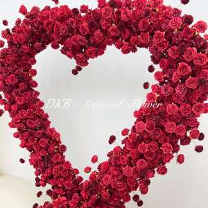2024 fournitures de décoration de mariage mariage en forme de coeur fleur arc de mariage - Product Image 4