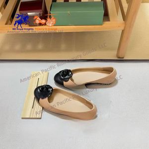 Zapatos Planos de Alta Calidad para Mujer, Estilo Bailarina, Punta Cerrada, Material Superior de Cuero Vacuno, Modernos y Casuales - Product Image 4