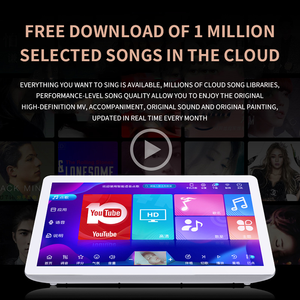 Sistema di Karaoke per festa di matrimonio a casa cinque in uno con 19.5 pollici 3T Android Player KTV Karaoke macchina per feste - Product Image 2