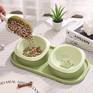 Gamelle double pour animaux de compagnie Harry YaYa en PP avec plateau pour chiens et chats - Product Image 3