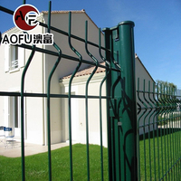 Clôture 3D avec fil galvanisé et revêtement en poudre offrant une forte résistance à la corrosion et convient pour les clôtures de jardin
