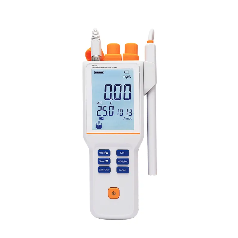 Compteur d'oxygène dissous portable électrode DO analyseur d'oxygène instrument d'analyse de l'eau