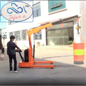 Mini-grue mobile électrique Kuku YLE01, outil de levage hydraulique pliable pour usine de fabrication - Product Image 5