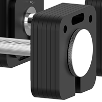Ensemble d'haltères réglables 3-en-1 en acier pour la gym, ajustement rapide, pour usage domestique et commercial, argent/noir, 12kg-102kg