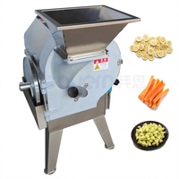 Industriële enkelkopse zoete aardappel- en groentesnijmachine, -hakselaar, -snijder, -blokjesmachine, fruit- en groenteverwerkingsmachines