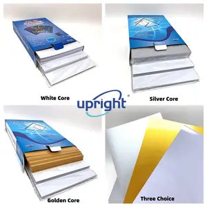 Upright White 200*300*0.76mm Non-laminating inkjet printing a4 size soft high quality blank PVC sheet for ID IC card