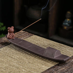 Soporte creativo para palo <span class=keywords><strong>de</strong></span> incienso <span class=keywords><strong>de</strong></span> rana americana europea, Base <span class=keywords><strong>de</strong></span> madera <span class=keywords><strong>de</strong></span> arcilla púrpura para madera <span class=keywords><strong>de</strong></span> agar, Sándalo, uso religioso transfronterizo - Product Image 5