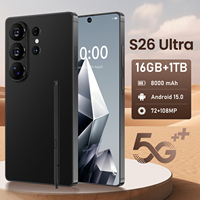 Smartphone 5G débloqué version mondiale S26 Ultra original, 7,3 pouces, Deca Core, 16 Go de RAM, 1 To de stockage, vente chaude