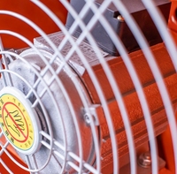Ventilateur de chauffage industriel 5 kW, haute puissance, pour élevages avicoles et serres, avec fonction d'éleveuse d'air chaud électrique
