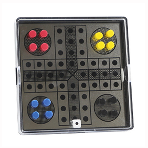 Kids Tabletop Magnetic Ludo <strong>Mini</strong> Travel Flying <strong>Chess</strong> Board Game <strong>Set</strong> - Product Image 2
