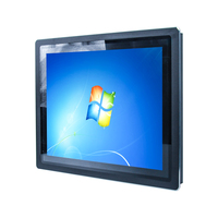 Panel PC Industrial Todo en Uno con Pantalla Táctil Capacitiva de 15 Pulgadas para Montaje en Pared con Windows 7/8/10