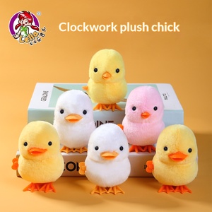 Jouet en peluche canard interactif super doux en gros, anti-stress, couleur jaune et blanche, mécanisme de tirage par cordon, jouet animé qui marche - Product Image 2
