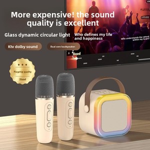 Système de karaoké domestique K12 sans fil, système audio 5.3 avec microphone pour le chant et le divertissement en soirée - Product Image 3