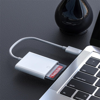 Station d'accueil portable USB-C OTG Hub Compatible Type C USB Hub TF lecteur de carte SD pour téléphone Pad ordinateur portable