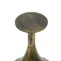 Table d'appoint de lit en métal de luxe en laiton brossé personnalisé base de table en fer pour salon chambre atelier extérieur et usage hospitalier