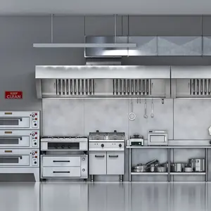 Tek elden hizmet ticari mutfak tasarım asya restoran makine Materiel De Cuisine gıda servisi çin'de Horeca ekipmanları
