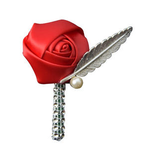 ช่อดอกไม้ผูกข้อมือตกแต่งงานปาร์ตี้งานพรอมสำหรับเจ้าสาวเพื่อนเจ้าสาวเจ้าบ่าวทำจากผ้าไหมเทียมสีม่วง - Product Image 4