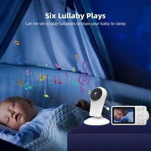 กล้องวิดีโอ LCD ขนาด2.8นิ้วสำหรับ<span class=keywords><strong>เด็ก</strong></span>กล้องอินฟาเรดสำหรับดูเวลากลางคืนให้อาหารโหมด VOX <span class=keywords><strong>ตรวจ</strong></span>สอบอุณหภูมิหน้าจอแบตเตอรี่โทรศัพท์<span class=keywords><strong>เด็ก</strong></span> - Product Image 3