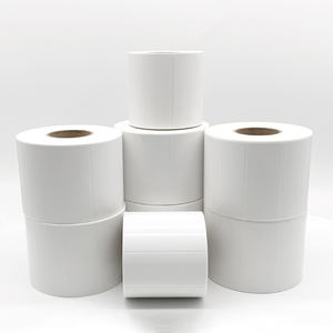 Rollo de Etiquetas Autoadhesivas Resistente al Agua, Papel Fuerte Adhesivo de Código de Barras, Papel Sintético PP Resistente al Desgarro para Comida, Chocolate Industrial - Product Image 6