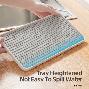 Space-Saving Kitchen Sink Organizer with Drain <b>Basket</b> Fruit and <b>Vegetable</b> Strainer Rack for Efficient Home Washing - Product Image 4