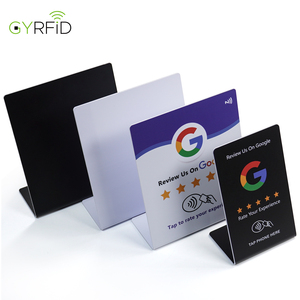 Tarjeta NFC de PVC para Reseñas de <span class=keywords><strong>Google</strong></span>, Soporte de Exhibición para Reseñas de <span class=keywords><strong>Google</strong></span>, Soporte de Menú NFC, Tarjeta NFC para Reseñas en Redes Sociales - Product Image 3