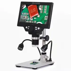 Endüstriyel masaüstü 1200X 7 inç yüksek çözünürlüklü LCD ekran USB dijital elektronik endoskop büyüteç mikroskop