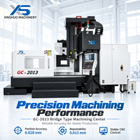 Centre d'usinage CNC à portique robuste XINSHUO, 3 axes, BT50, 24 outils ATC, positionnement 0,020 mm, fraiseuse à portique GC2013