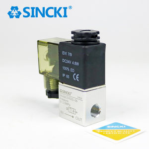 Válvula Solenoide Simple AirTAC Tipo 2V025-06/08, 12 VCC, 2/2 Vías, para Sistema de Oxígeno de Ambulancia, Medio de Trabajo: Aire - Product Image 5