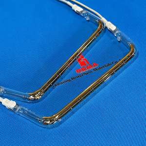 Lámpara de Calor Halógena Original para Termoformado de Automóviles, Calentador Halógeno de 460W, Lámpara Infrarroja de Color Dorado, Bombillas de Calor Infrarrojas, Tubo de Cuarzo para Calefacción - Product Image 3