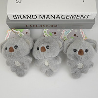 Stylo neutre en peluche Koala Airongle avec rembourrage en coton PP pour les 8 ans et plus et les 14 ans et plus, emballage en boîte unisexe, charme étudiant