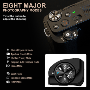 Cámara Digital de Alta Resolución de 72MP con Enfoque Automático, Grabadora de Vlogs, Cámara de Video 5K, Estilo Retro Vintage - Product Image 5