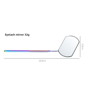 Nuevo Espejo <span class=keywords><strong>de</strong></span> Inspección <span class=keywords><strong>de</strong></span> Pestañas <span class=keywords><strong>de</strong></span> Acero Inoxidable con Incrustaciones <span class=keywords><strong>de</strong></span> Diamantes, Espejo <span class=keywords><strong>de</strong></span> <span class=keywords><strong>Maquillaje</strong></span> Cuadrado Grande <span class=keywords><strong>de</strong></span> Mano - Product Image 3