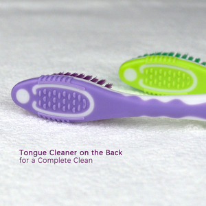 Cepillo <span class=keywords><strong>de</strong></span> Dientes para Adultos con Cerdas Medianas y Limpiador <span class=keywords><strong>de</strong></span> <span class=keywords><strong>Lengua</strong></span>, Varios Colores, Empaque Personalizable - Product Image 6