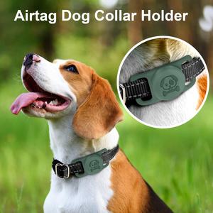 Soporte de silicona impermeable para collar de mascotas con AirTag antipérdida, funda protectora para AirTag de perro, soporte para rastreador GPS de gato - Product Image 2