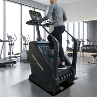 Equipo de Gimnasio Cardiovascular, Escaladora con Pantalla Táctil de Nuevo Desarrollo, con Luz LED, Escaladora Eléctrica