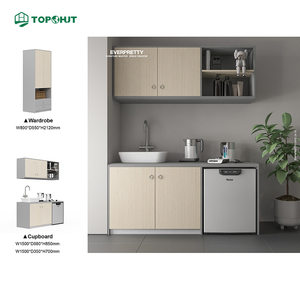 Mobili da Cucina in Legno Stile Classico Moderno, Unità Cucina in Pannelli HDF Melaminici, Fornitore - Product Image 5