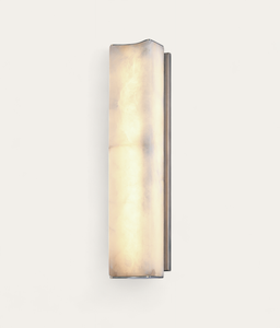 Lámpara de Pared Moderna de Latón, Aplique de Pared de Alabastro Español, Elegante y Discreto. Lámpara de Pared de Ébano, Iluminación Decorativa para Interiores - Product Image 1