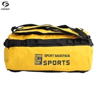 Sac de voyage suspendu en bâche PVC imperméable 40L-90L avec logo personnalisé, organisateur de sport et de gym, fermeture éclair, pour activités de plein air