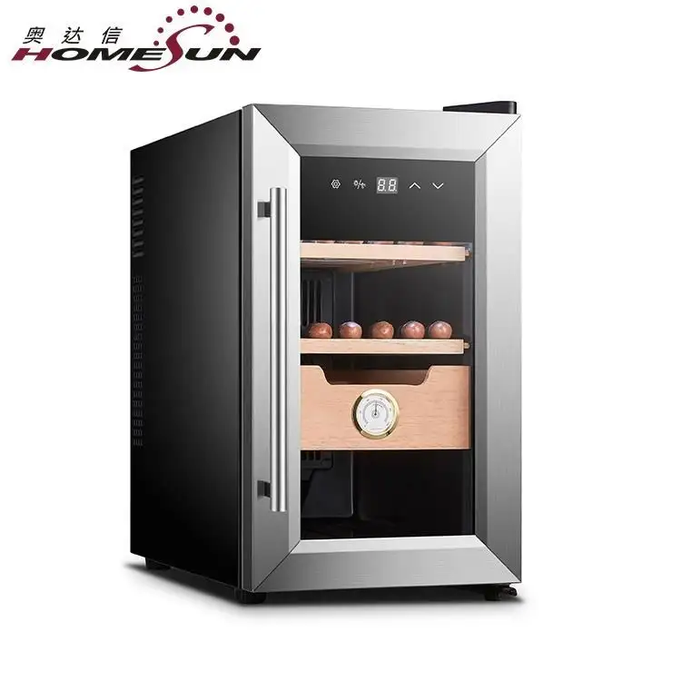 BCC-25 Usage Domestique Cigare Réfrigérateur Humidor, Luxe Cigare Humidor