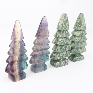 <span class=keywords><strong>Avventurina</strong></span> <span class=keywords><strong>verde</strong></span> del regalo di natale del Cactus di cristallo intagliato a mano - Product Image 5