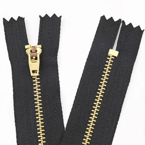 Ruban de fermeture à glissière en métal en laiton de haute qualité SAS personnalisé #3 fermeture à glissière pour jeans et autres accessoires de vêtement - Product Image 1