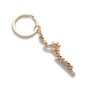 Hot Selling Crown Design <b>Gold</b> Plated Customize Debossed Souvenir Metal Keyhain - Product Image 4