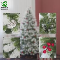 Arbre de Noël en cèdre artificiel écologique personnalisé de luxe de haute qualité pour les fêtes de vacances Décorations de Noël vertes